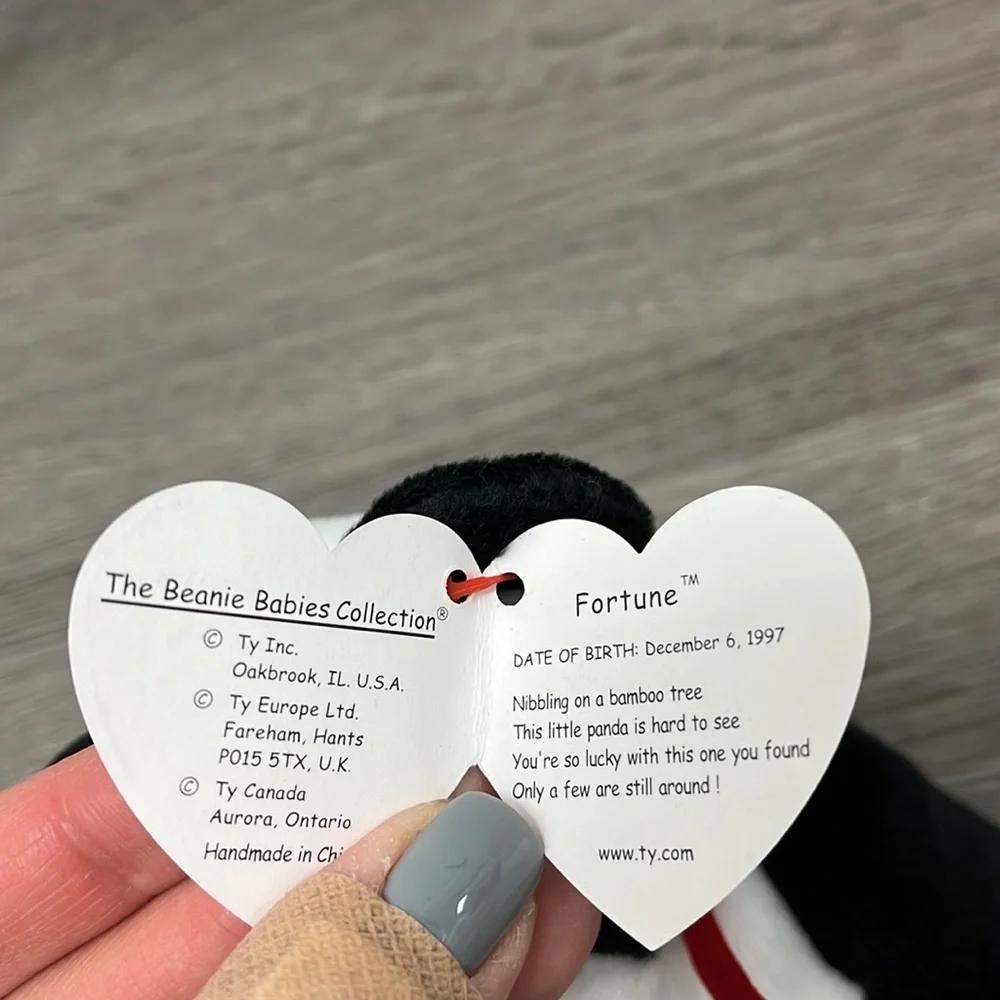 Beanie Babies Fortune the Panda Bear